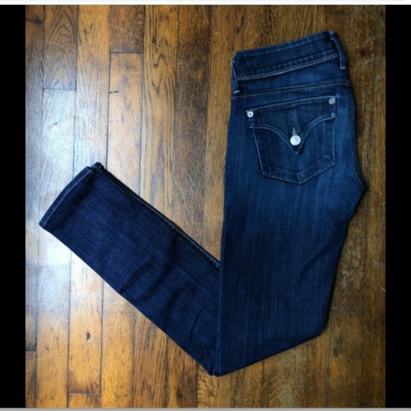 HUDSON Collin Flap Dark Wash Skinny Jean Sz 26 - Picture 4 of 8